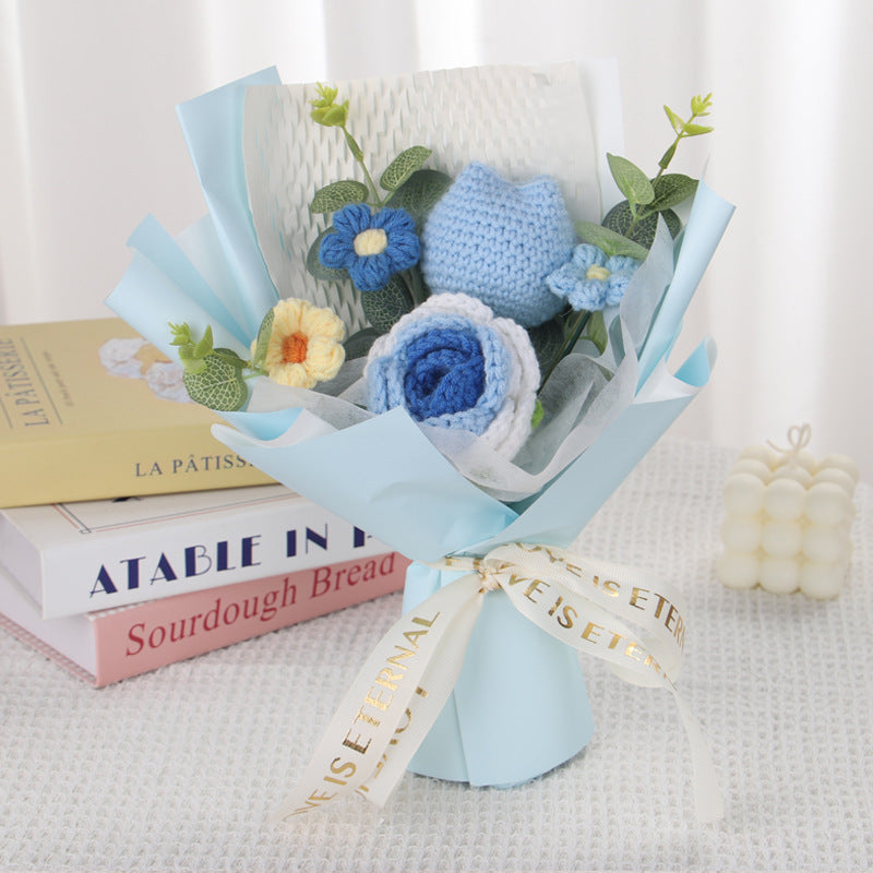 crochet flower bouquet