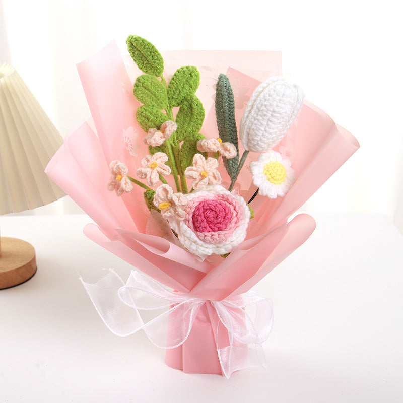 crochet flower bouquet