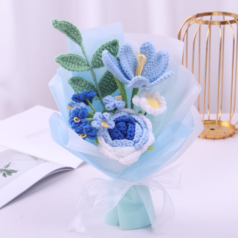 crochet flower bouquet