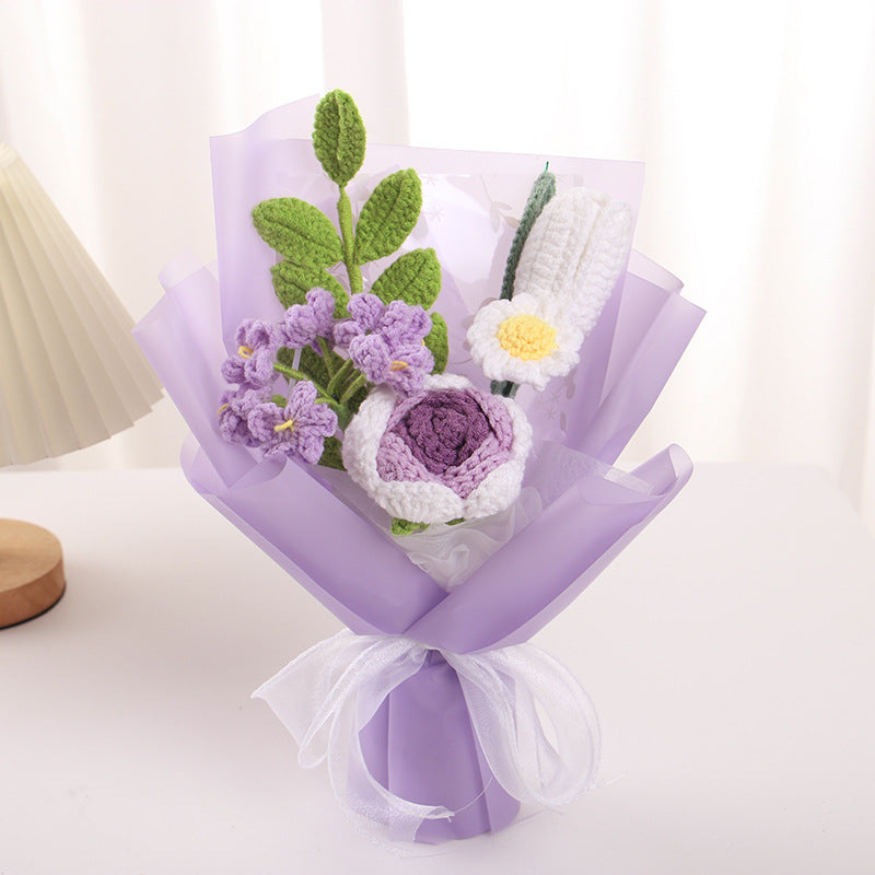 crochet flower bouquet