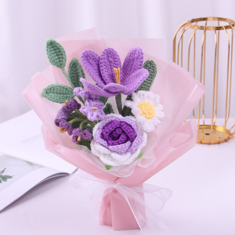 crochet flower bouquet