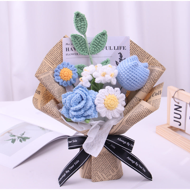 crochet flower bouquet