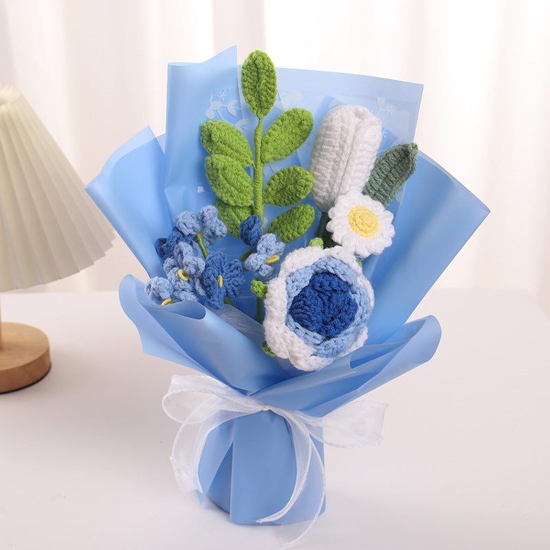 crochet flower bouquet