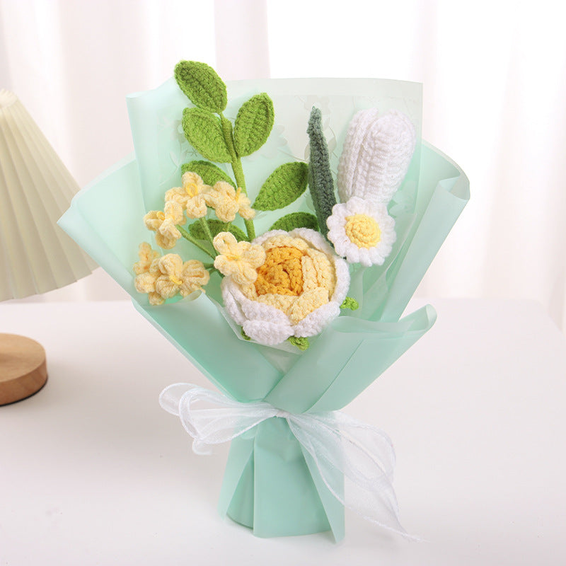 crochet flower bouquet